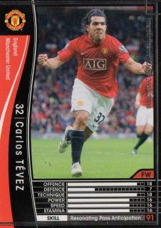 カルロス・テベス フィギュア 2008/09 マンチェスター・ユナイテッド 07-08 144】カルロス・テベス | WCCF,WCCF【通常弾】,WCCF/2007-2008