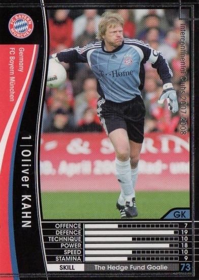 WCCF オリバー・カーン直筆サイン入りカード オリバー カーン 直筆