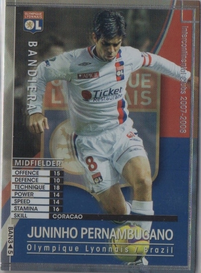 ☆【07-08 BAN3】ジュニーニョ・ペルナンブカーノ | WCCF,WCCF【通常弾