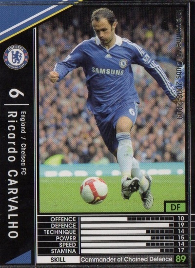 Umbro チェルシー Chelsea FC リカルド•カルバーリョ 6番 黒 ○【08-09 085】リカルド・カルバーリョ | WCCF,WCCF【通常弾】,WCCF