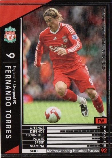 08-09 111】フェルナンド・トーレス | WCCF,WCCF【通常弾】,WCCF/2008