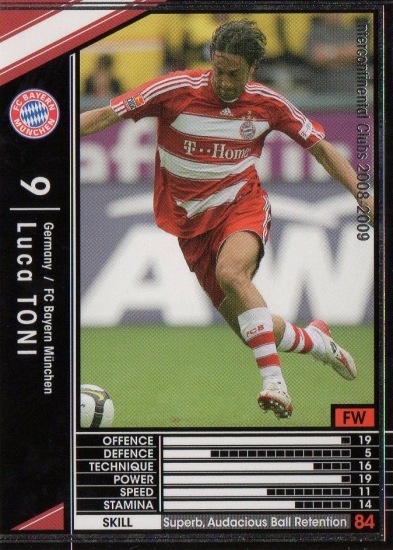 08-09 160】ルカ・トニ | WCCF,WCCF【通常弾】,WCCF/2008-2009,WCCF
