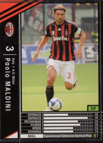 08-09 213】パオロ・マルディーニ | WCCF,WCCF【通常弾】,WCCF/2008