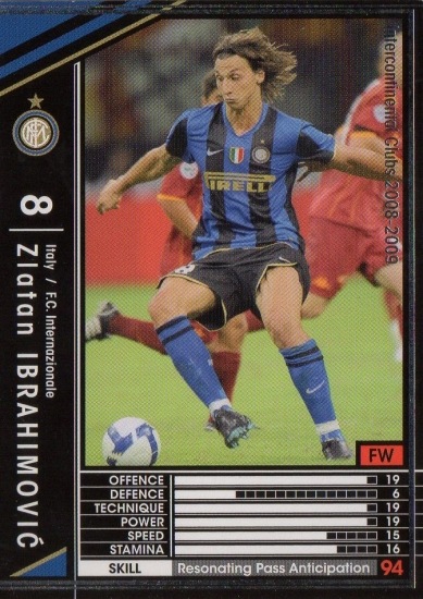 08-09 255】ズラタン・イブラヒモビッチ | WCCF,WCCF【通常弾】,WCCF