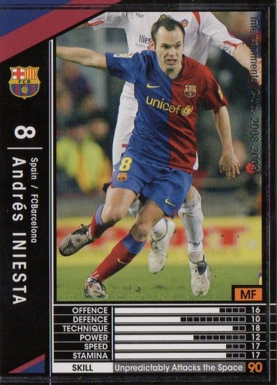 ☆【08-09 297】アンドレス・イニエスタ | WCCF,WCCF【通常弾】,WCCF