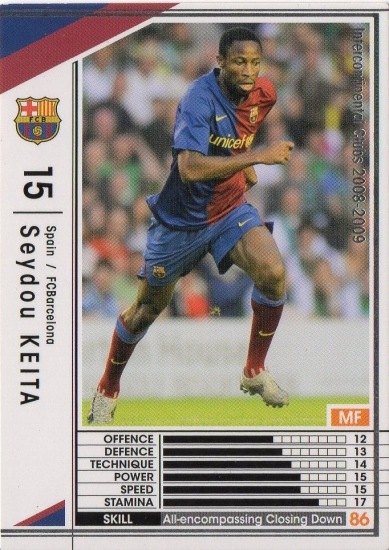 08-09 298】セイドゥ・ケイタ | WCCF,WCCF【通常弾】,WCCF/2008-2009