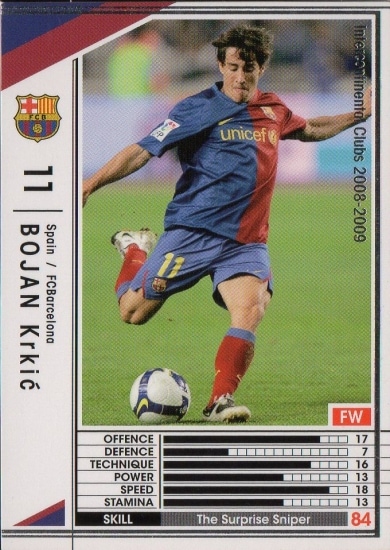 08-09 301】ボージャン・クルキッチ | WCCF,WCCF【通常弾】,WCCF/2008