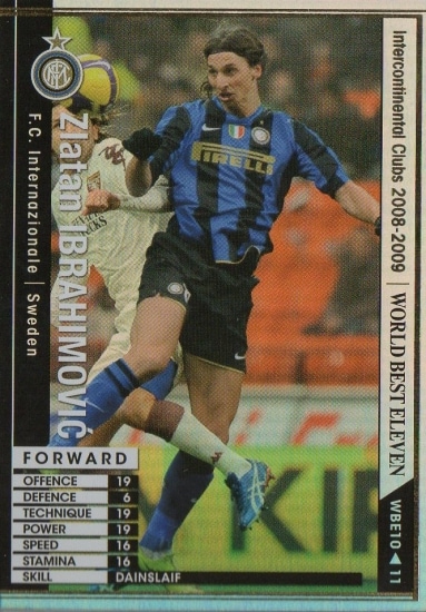 08-09 WBE10】ズラタン・イブラヒモビッチ | WCCF,WCCF【通常弾】,WCCF