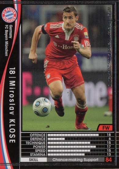 09-10 174】ミロスラフ・クローゼ | WCCF,WCCF【通常弾】,WCCF/2009