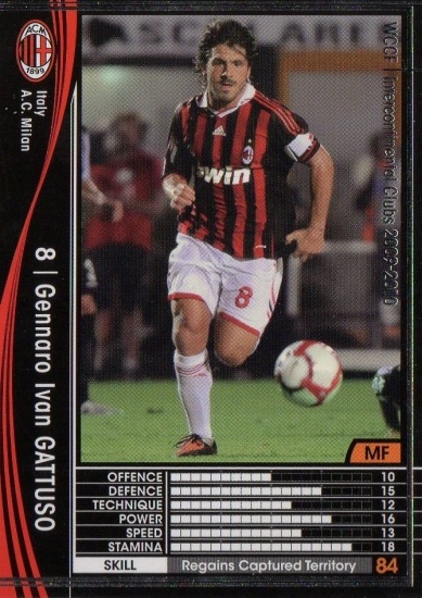 09 10 218 ジェンナーロ イバン ガットゥーゾ Wccf Wccf 通常弾 Wccf 09 10 Wccf 09 10 白黒 フルアヘッド アーケード専門店