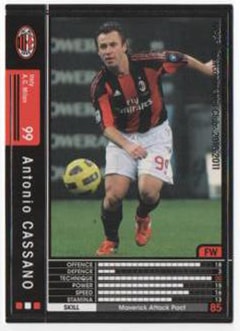 ☆【10-11 188】アントニオ・カッサーノ | WCCF,WCCF【通常弾】,WCCF