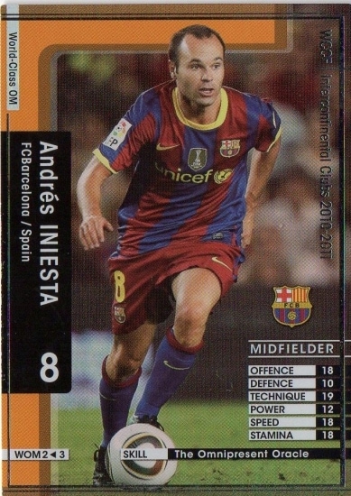 ☆【10-11 WOM2】アンドレス・イニエスタ | WCCF,WCCF【通常弾