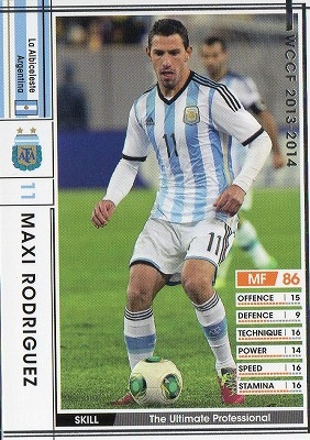 13-14 / 283】マキシ・ロドリゲス | WCCF,WCCF【通常弾】,WCCF/2013