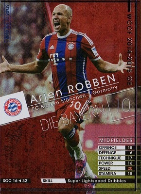 ☆【14-15OE / SOC16】アリエン・ロッベン | WCCF,WCCF【通常弾