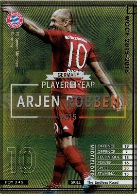 【新品/タグ付き】15/16 バイエルン・ミュンヘン♯10 ロッベン【2XO】 ☆【15-16 / POY3】アリエン・ロッベン | WCCF,WCCF【通常弾】,WCCF