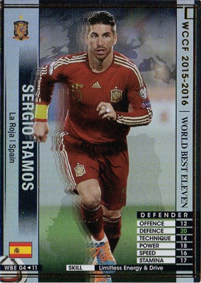 ☆【15-16 Ver.2.0 / WBE04】セルヒオ・ラモス | WCCF,WCCF【通常弾