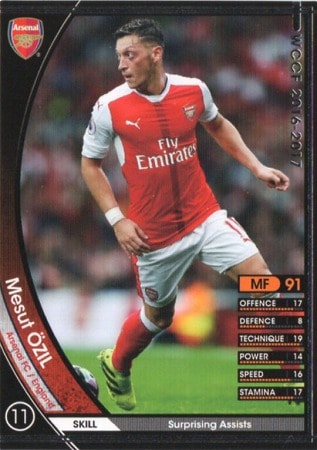 16-17 / 010】メスト・エジル | WCCF,WCCF【通常弾】,WCCF/2016