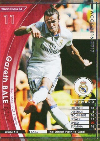 PANINI SELECT 2016-2017 ガレス・ベイル 直筆サインカード 20枚限定