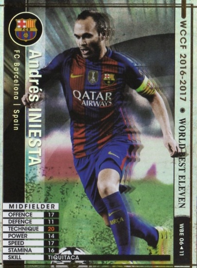 WCCF アンドレス・イニエスタ