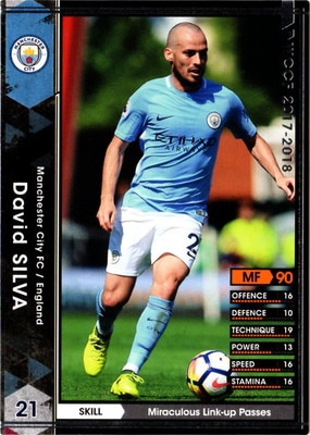 17-18 / 045】ダビド・シルバ | WCCF,WCCF【通常弾】,WCCF/2017-2018