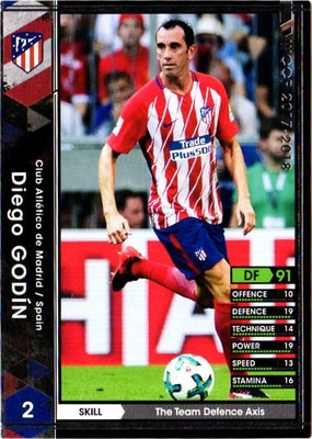 WCCF FOOTISTA ディエゴ ゴディン カード キラ