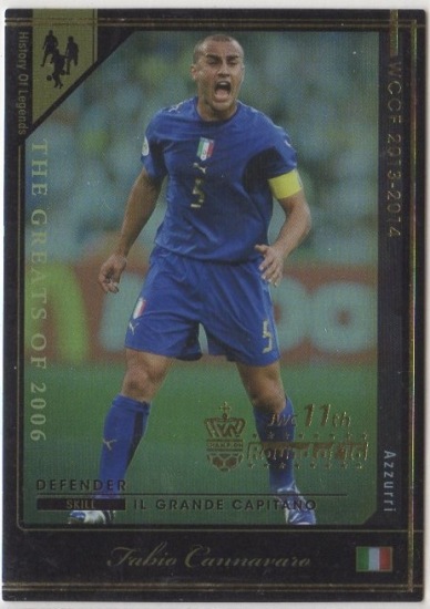 13-14 /HOLE】【賞状型カード】ファビオ・カンナバーロ | WCCF