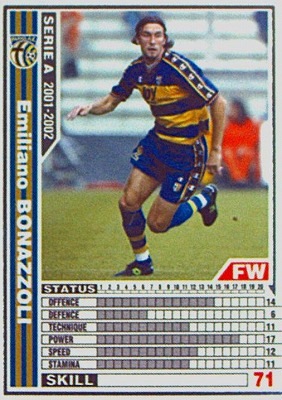 ロケテ版】【01-02】P62/エミリアーノ・ボナッツォーリ | WCCF,WCCF