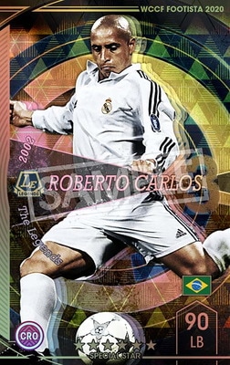Topps ロベルト カルロス 世界25枚限定 直筆サインカード Auto