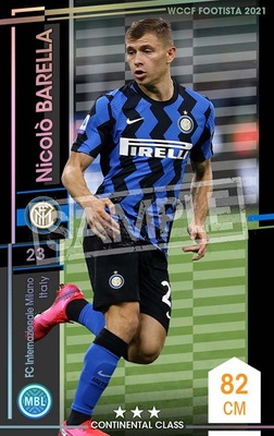F21-1 020】ニコロ・バレッラ ☆3 CC | WCCF FOOTISTA,WCCF FOOTISTA