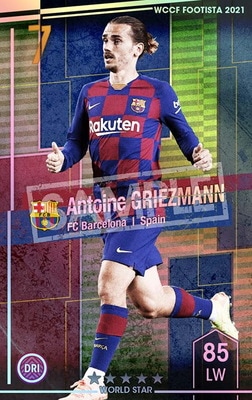 F21 1 035 アントワーヌ グリーズマン 5 Ws Wccf Footista Wccf Footista 通常弾 Wccf Footista 21 第1弾 F21 通常 フルアヘッド アーケード専門店