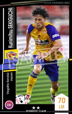 ランクアップ済み】【F21-2 085-R】クニミツ・セキグチ ☆2 DC | WCCF