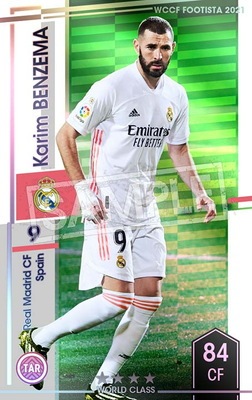 F21-3 036】カリム・ベンゼマ ☆4 WC | WCCF FOOTISTA,WCCF FOOTISTA