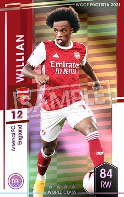 F21-5 001】ウィリアン ☆4 WC | WCCF FOOTISTA,WCCF FOOTISTA【通常弾