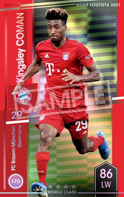 F21-5 016】キングスレイ・コマン ☆4 WC | WCCF FOOTISTA,WCCF