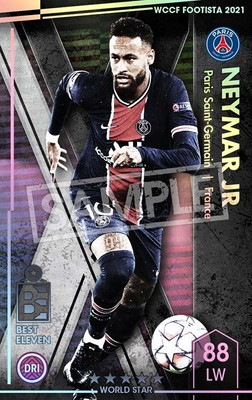 WCCF FOOTISTA 2019 ★5 ネイマール QRコード解除済 新品未使用 FOOTISTA 2019 ☆5 ネイマール 未登録 未使用 2025年最新wccf