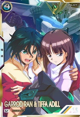 キズ格安】UTB01-024 ガロード・ラン＆ティファ・アディール U【SECRET