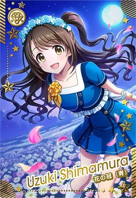 島村卯月 カードフォリオ MR アイドルマスターシンデレラガールズ カードフォリオ 島村卯月