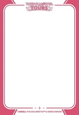 アイドルマスターTOURSオフィシャルカードスリーブ第1弾(30枚入