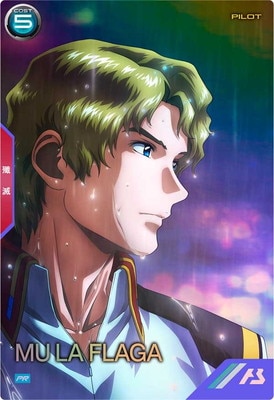 アーセナルベース　プロモ　ムウ　パラレル PR-333 ムウ・ラ・フラガ【PR】【PARALLEL】 | 機動戦士ガンダム