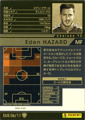 15-16 Ver.2.0 / EUS06】エデン・アザール | WCCF,WCCF【通常弾】,WCCF