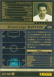 WCCF footista PE ロケテ ジャンルイジ・ブッフォン 変換済み FOOTISTA 変換済み】【ロケテ版】【01-02】PE01 ジャンルイジ