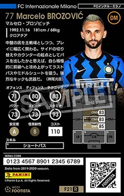 ランクアップ済み】【F21-6 018-R】マルセロ・ブロゾビッチ ☆5 WS