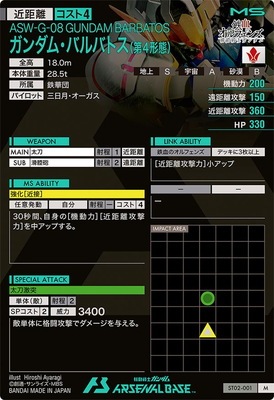 ST02-001 ガンダム・バルバトス(第4形態) M【パラレル】 | 機動戦士