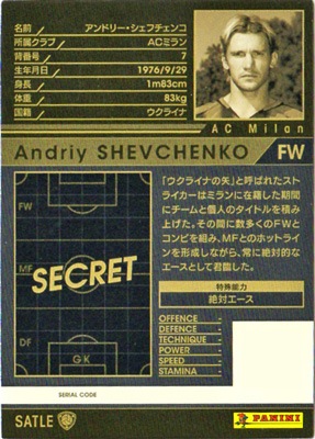 ☆【17-18 / SATLE】アンドリー・シェフチェンコ | WCCF,WCCF【通常弾