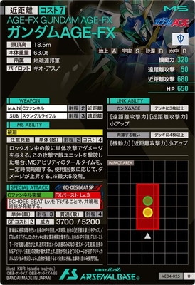 VE04-025 �������AGE-FX U
