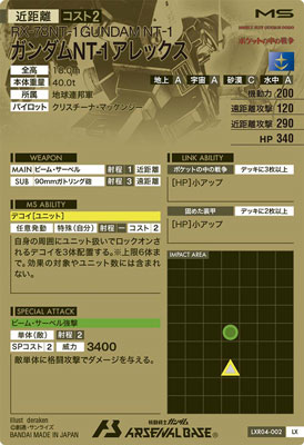 LXR04-002 ガンダムNT-1 アレックス LX | 機動戦士ガンダム