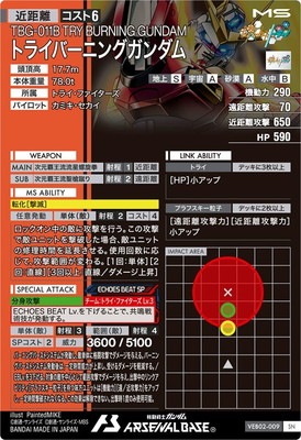 VEB02-009 トライバーニングガンダム【シリアルナンバー入り】【裏面