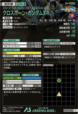 FQB03-004 �������ܡ��󡦥������X-1 M