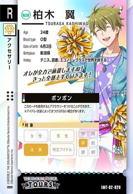IMT-02-020 柏木 翼 R | アイドルマスターツアーズ,通常弾,IMT-01