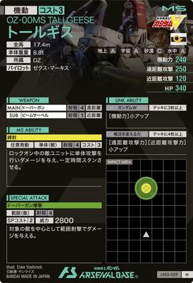 LX02-029 トールギス M | 機動戦士ガンダム アーセナルベース